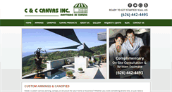 Desktop Screenshot of cccanvasinc.com